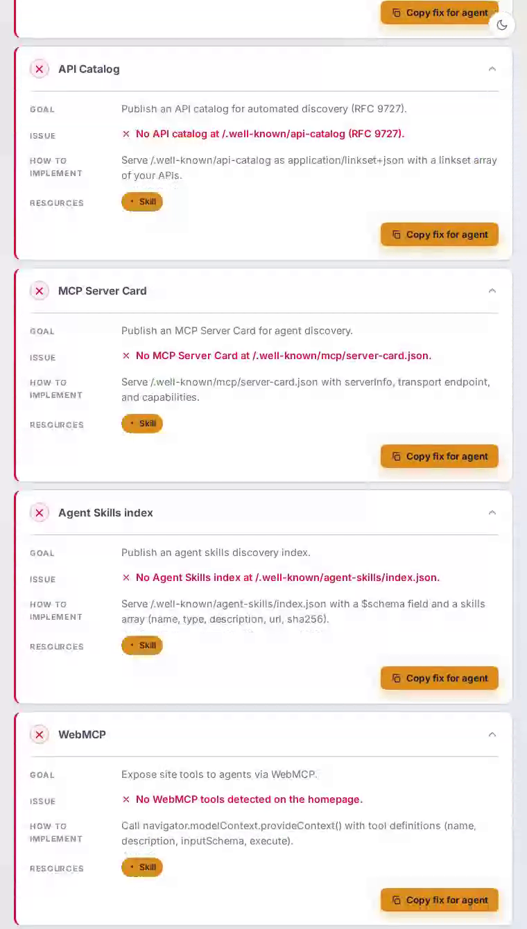 Inspección de robots.txt mostrando cero directivas de rastreadores de IA — GPTBot, ClaudeBot y PerplexityBot no reciben reglas explícitas
